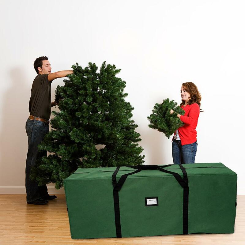 OurWarm-Bolsa de almacenamiento de árbol de Navidad, Oxford, muebles de exterior, impermeable, protege, bolsa grande de poliéster multifunción