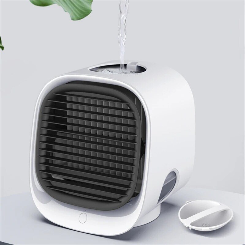Mini Portable Air Conditioner Multi-function Humidifier Purifier USB Desktop Air Cooler Fan Arctic Air with Water Tank Home 5V