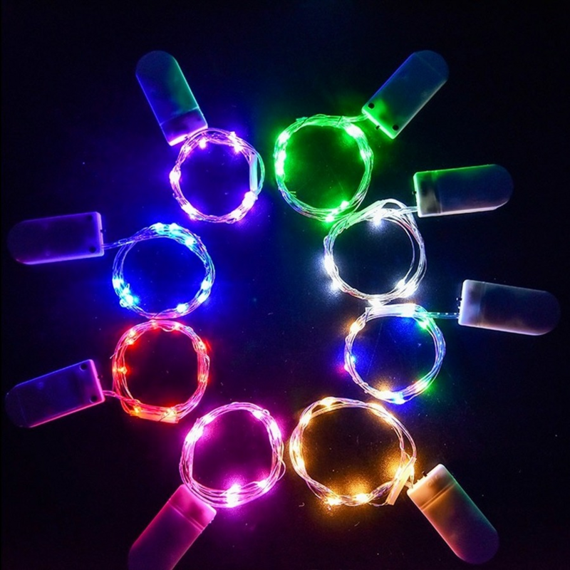 요정 빛 새 해 LED 크리스마스 빛 방수 구리 와이어 문자열 빛 결혼식 갈 랜드 파티 5M 3M 2M 1M 갈 랜드 파티