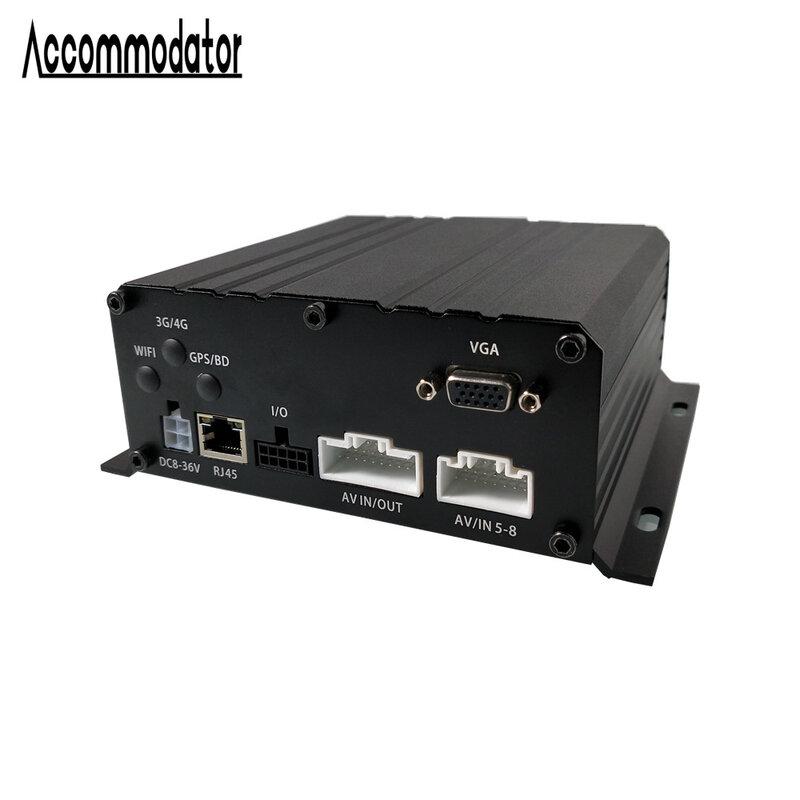 2 million pixel local car DVR 6-channel audio and video truck ship monitoring