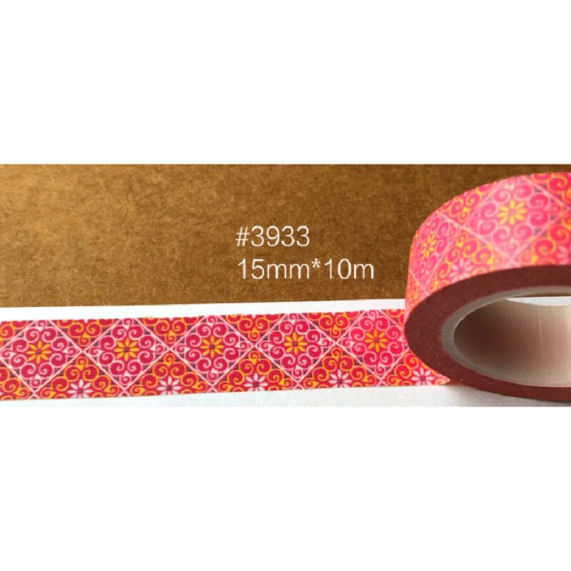 Cinta washi de diseño Vintage Serie Básica, cinta washi para envolver regalos y decoración DIY