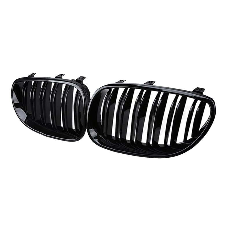 Глянцевая черная Автомобильная решетка для радиатора BMW 5 серии E60 E61 M5 520I 535I 550I 2003-2010 седан
