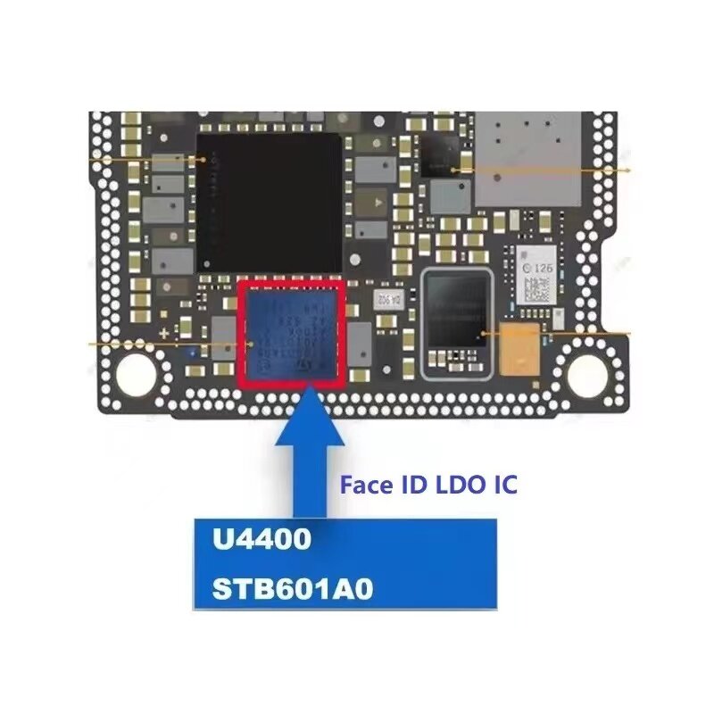 STB601A0 STB601AO U4400 Face ID LDO IC para iPhone 11 11PRO 11PROMAX XS XSMAX, 5 uds.