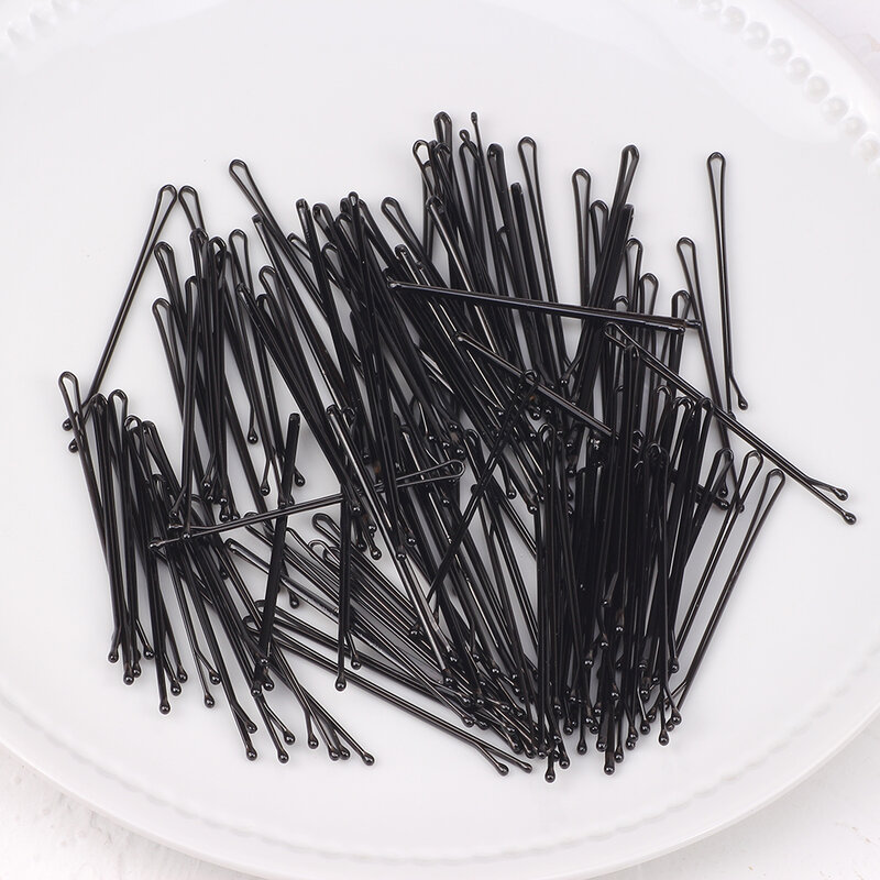 30 stücke Schwarz Haarnadeln Für Frauen Haar Clip Dame Bobby Pins Unsichtbare Welle Gerade Hairgrip Haarspange Styling Werkzeuge Zubehör