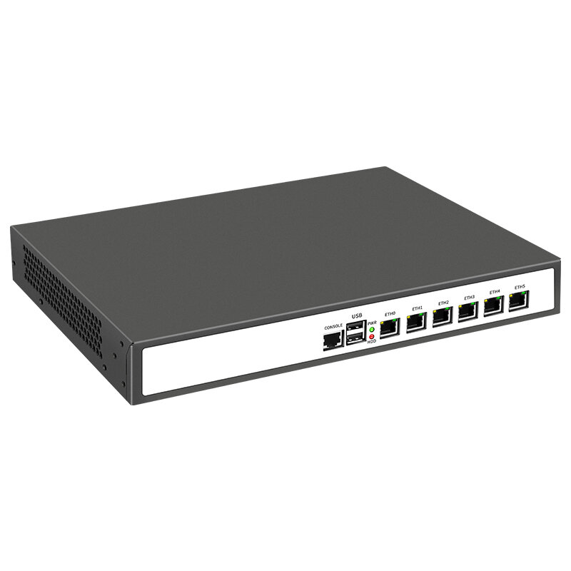 BKHD I7-7600U Pfsense 소프트 라우팅, VPN 라우터 게임 호스트 산업용 미니 PC 프로세서, 팬리스 방화벽, 6 기가비트 LAN 1U