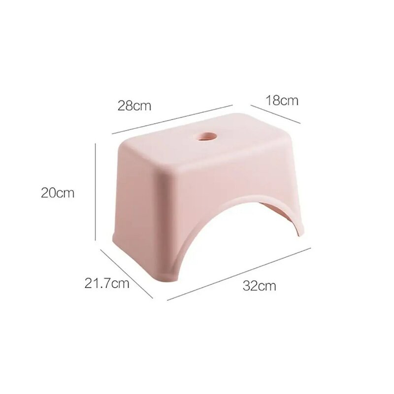 Thicken Plastic Square Stool Children's Low Stool Living Room Small Bench home Adult Change Shoes Stool Kids Gift