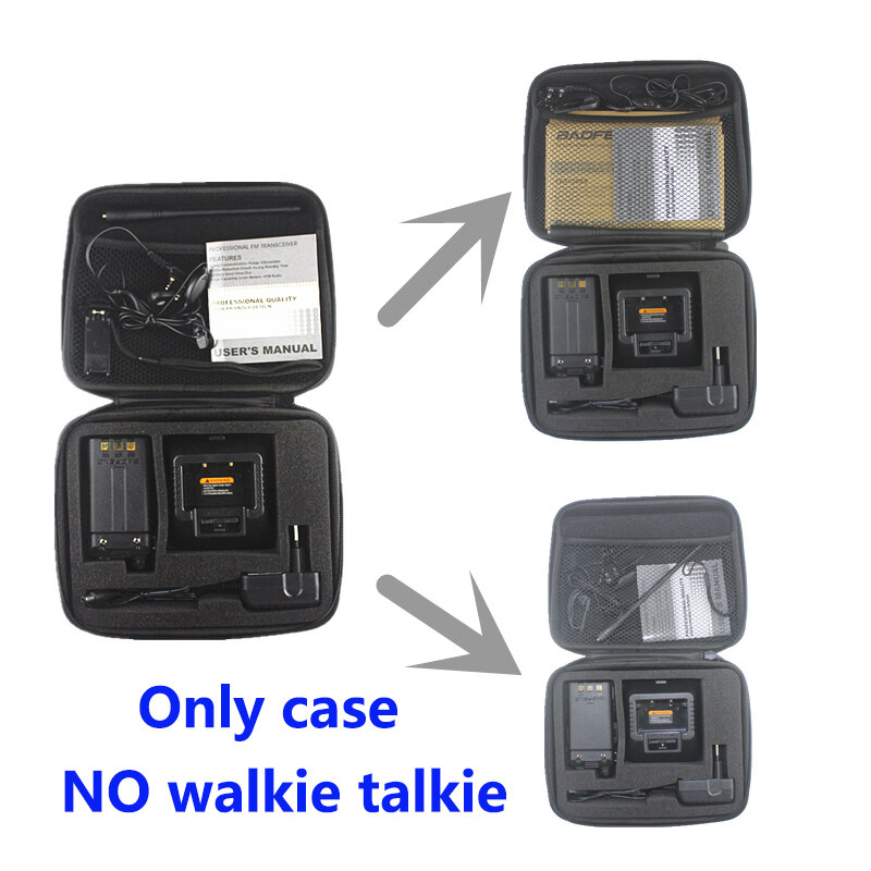 Nylon Stockage html Carry Holder sac baofeng uv-5r radio Cas pour WOUXUN Mendbf-888s UV-82 bidirectionnel radio Handy Box couverture