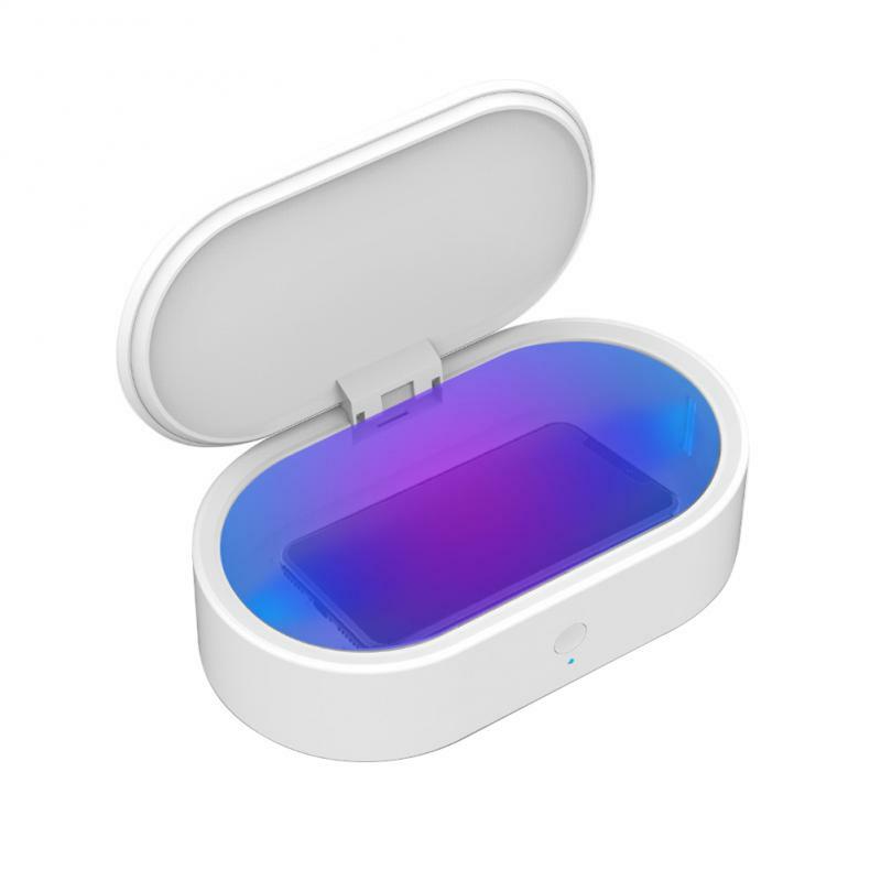 무선 충전 기능 2 In 1 10W 무선 충전 충전기 UV-Box Sanitizing Box For Phone