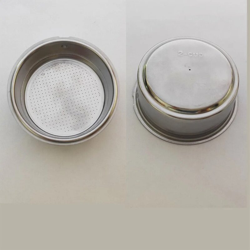 51mm Double-Cup Coffee Machine Pressurized Filter Basket for Household Coffee Maker Parts Non-Pressurized Coffee 2-Cup