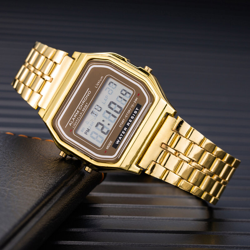 2023 New Digital LED Watch For Men Multifunction Alarm Electronic Clock Waterproof Simple Men Women Stopwatch LED Watches Clocks
