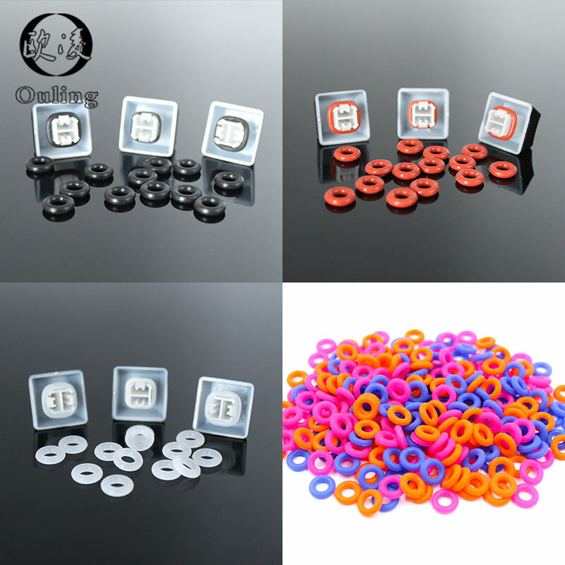 125pcs Keycaps O Ring Seal Keyboard O-ring Switch Sound Dampeners For Cherry MX Keyboard Damper Replacement Noise Reduction Seal