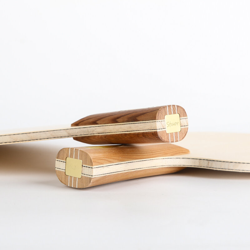 Stuor-Raquette de tennis de table Tamca 5000 en carbone, lame de ping-pong en bois hinoki, 5 couches avec fibre de carbone intégrée