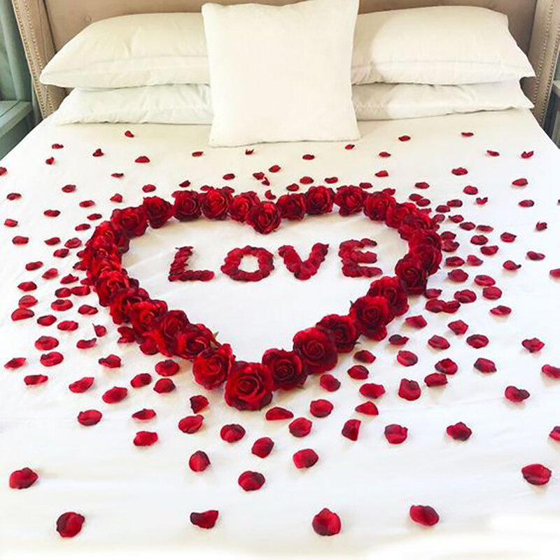 MOLANS-tela de seda de 5x5cm, sala de bodas estimulados para pétalos de rosa, arreglo romántico, decoración de boda dulce, 500/1000/2000 piezas