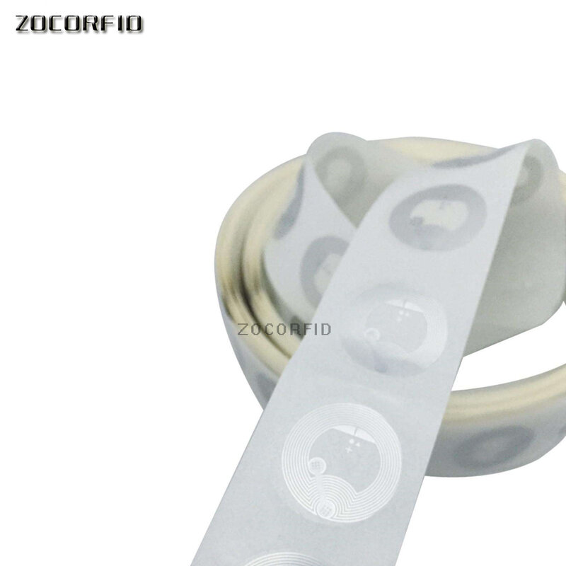 25mm White NFC Stickers Protocol ISO14443A 13.56MHz NFC Universal Label RFID Tags and All NFC Phones