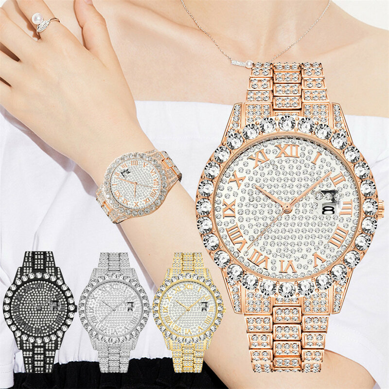 2021 nova chegada da moda dos homens de aço inoxidável relógio de pulso da marca luxo alta qualidade relogio feminino masculino saat venda quente
