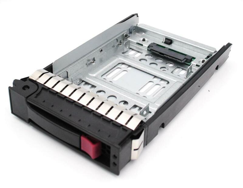 Convertidor HDD de 2,5 "SSD a 3,5" SATA, bandeja Caddy 654540-001 + 373211-001 para DL160G7 DL180G7 ML350G5 ML370G6 ML370G5, tornillos
