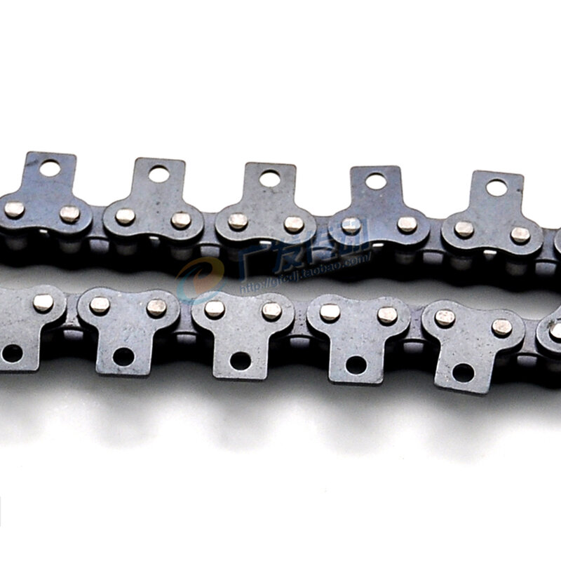 1PCS Single Bending Chain Single Straight Chain 5 Points (10A-1) Ear Width 12.7mm Ear Hole 5.5mm Chain For Cnc Milling Machine