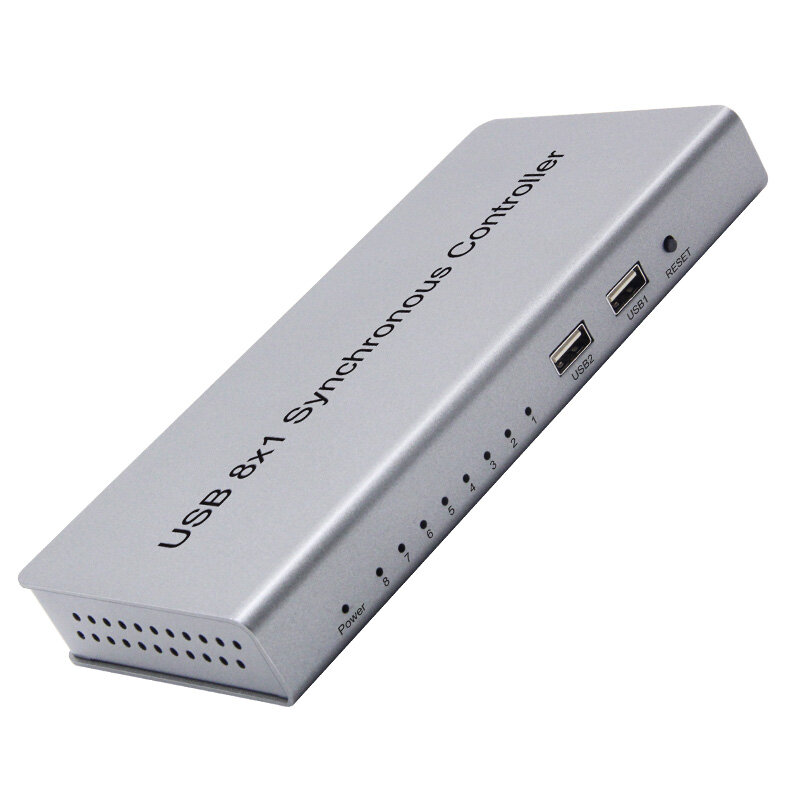 KVM-переключатель TLT-TECH, 1x8, USB 2,0, 8-портовый синхронный контроллер, 8 портов, s входной порт, ИК
