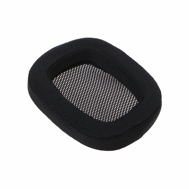 Almohadillas para auriculares logitech G533, almohadillas para los oídos, esponja de espuma suave, repuesto de cojín, 1 par
