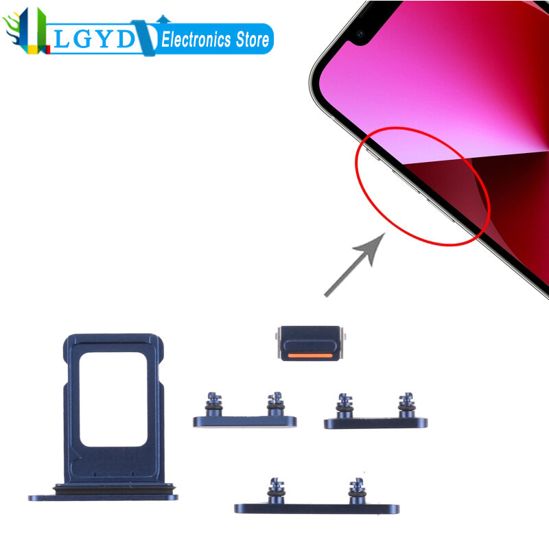 SIM Card Tray + SIM Card Tray + Side Keys for iPhone 13