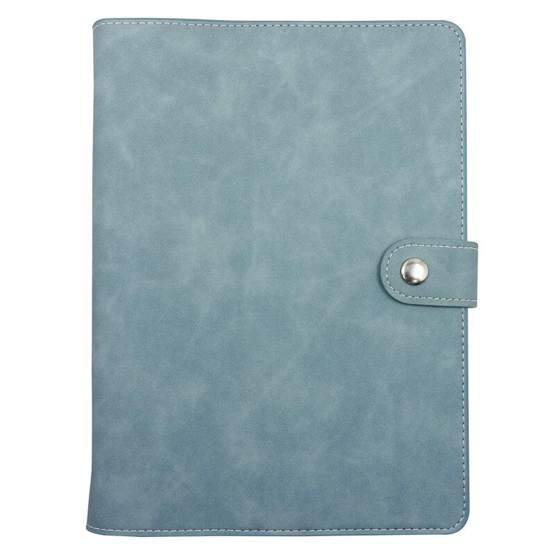 Carpeta de cuaderno de cuero PU de tamaño A5, cubierta de carpeta de 6 anillos redondos rellenable para papel de relleno A5, carpeta de planificador Personal de cuaderno