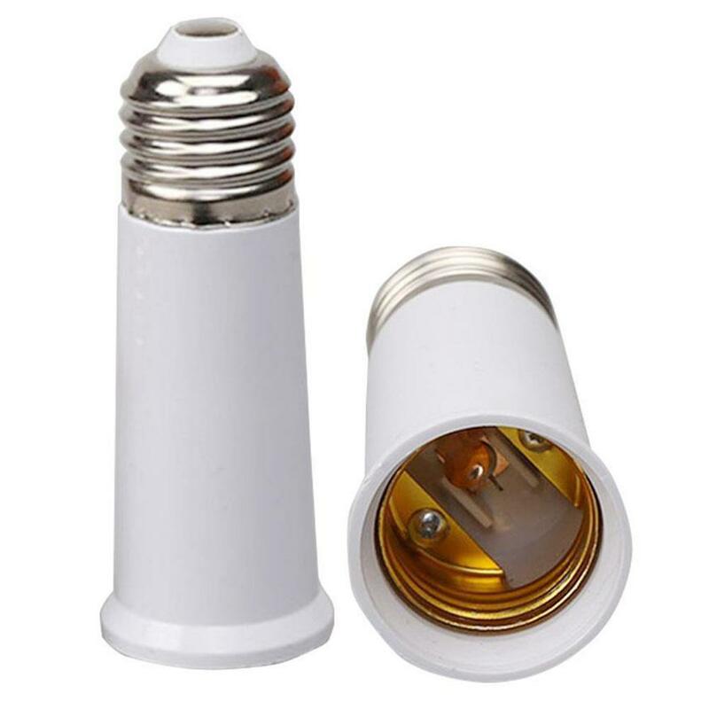 E27 to E27 65mm Extend Socket Base Lamp Holder Converter Light Bulb Cap Conversion Adapter