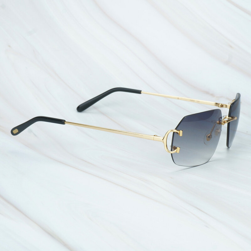 남성 디자이너 안경 여성을위한 패션 선글라스 럭셔리 그늘을 운전하는 해변 무테 카터 선글라스에 대한 높은 품질