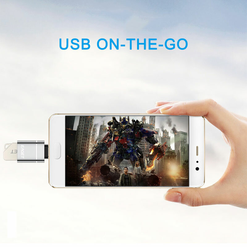 EAGET USB Cประเภทอะแดปเตอร์CถึงUSB 3.0 อะแดปเตอร์Thunderbolt 3 Type-Cอะแดปเตอร์OTGสำหรับMacbook pro Air Samsung S10 S9 USB OTG