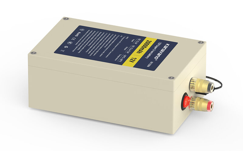 Accumulatori 12v 20Ah 18650 battery pack power bank per solar light UPS Key lock switch strumenti di emergenza