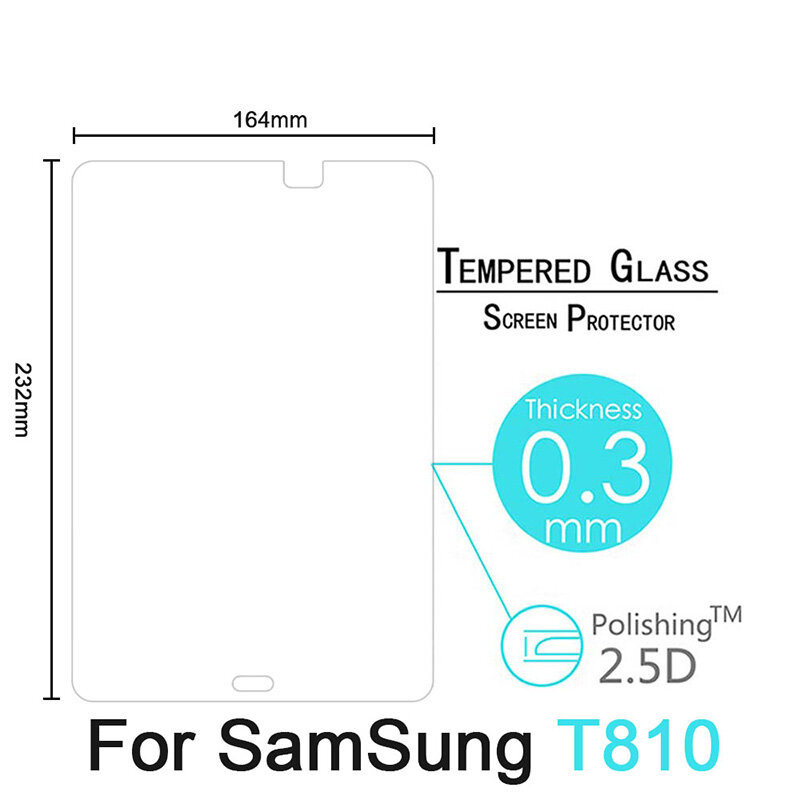삼성 갤럭시 탭 S2 9.7 인치 SM-T810 T813 T815 T819 태블릿 화면 보호기 보호 필름 유리