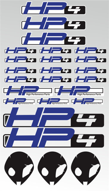 Kit stiker decal kotak ekor tangki bahan bakar badan tahan air stiker reflektif untuk BMW HP4 hp4 sepeda motor kualitas tinggi