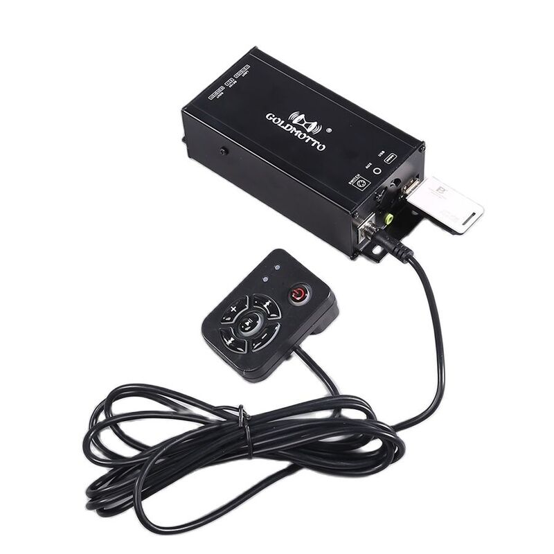 12 فولت عالية مكبر صوت مشغل MP3 بلوتوث للدراجات النارية ATV FM راديو USB AUX نظام الصوت الموسيقى