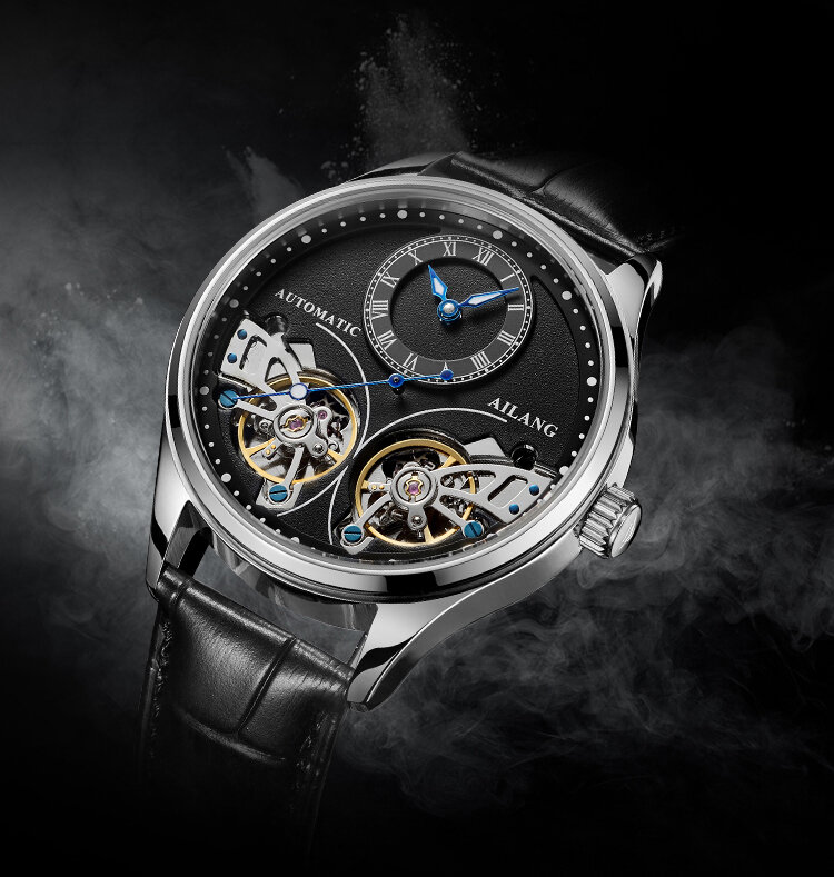 2022 nuovi orologi meccanici automatici da uomo di marca AILANG Top Leatehr orologi Steampunk impermeabili orologio scheletro da uomo roma Relogio