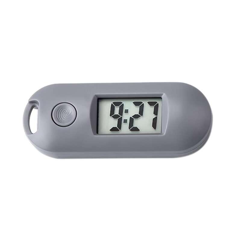 L5YC Portable Silent Digital Electronic Clock for student Exam Study Library Mini Pocket Watch Green Backlight LCD Display
