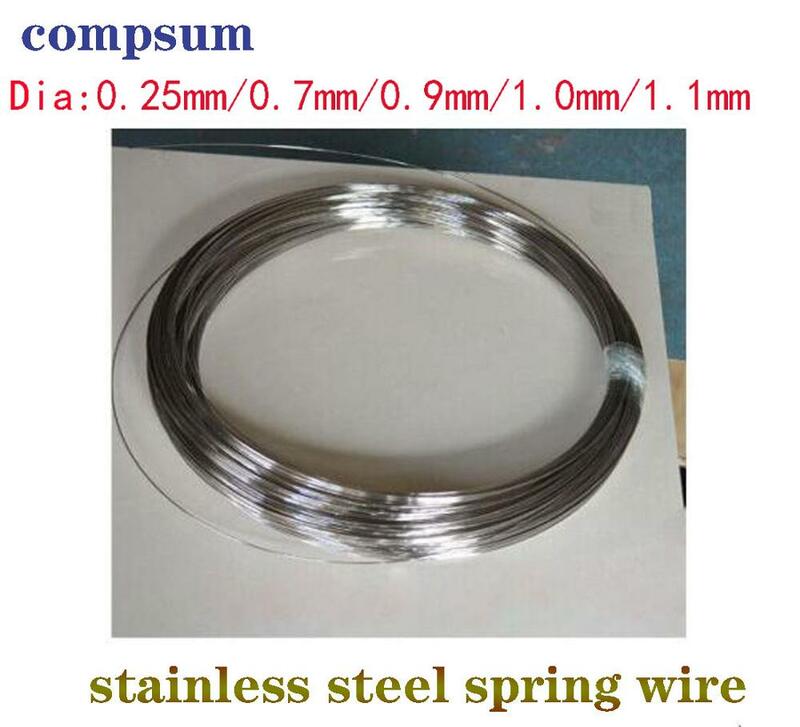 304 Stainless Steel Spring Wire 0.4/0.5/0.6/0.7/0.8/1/1.2/1.5/1.8/2mm Spring hard Steel Wire
