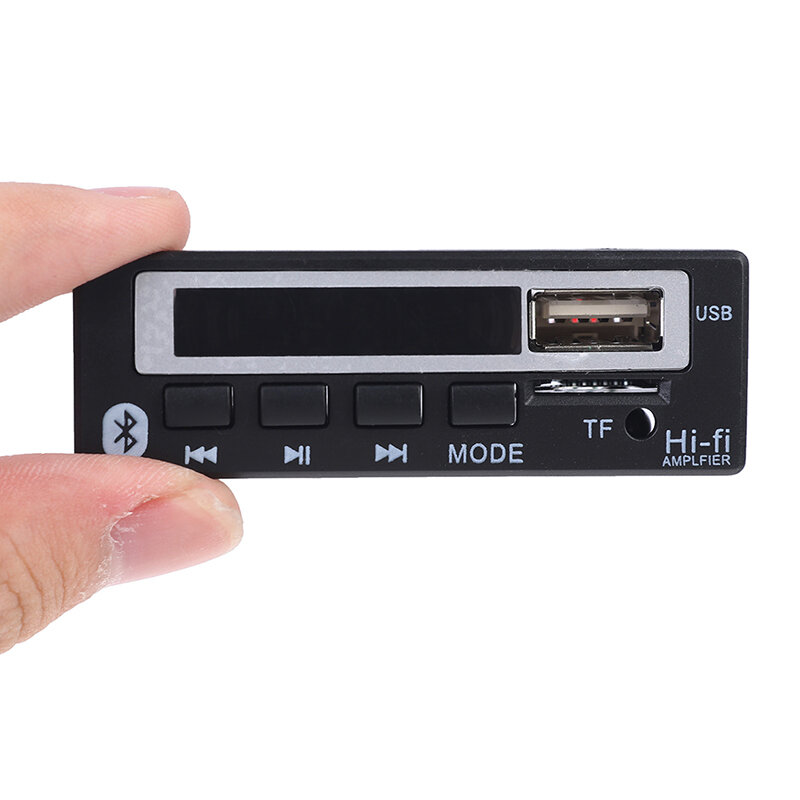Carte décodeur USB TF FM, Module Audio sans fil Bluetooth-compatible5.0 12V MP3 WMA