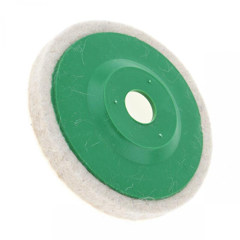 Presisi Putih Lembut Wol Poles Piring Merasa Roda Polishing Disk Buffing Bantalan untuk Logam Kaca Keramik Grinding Polishing