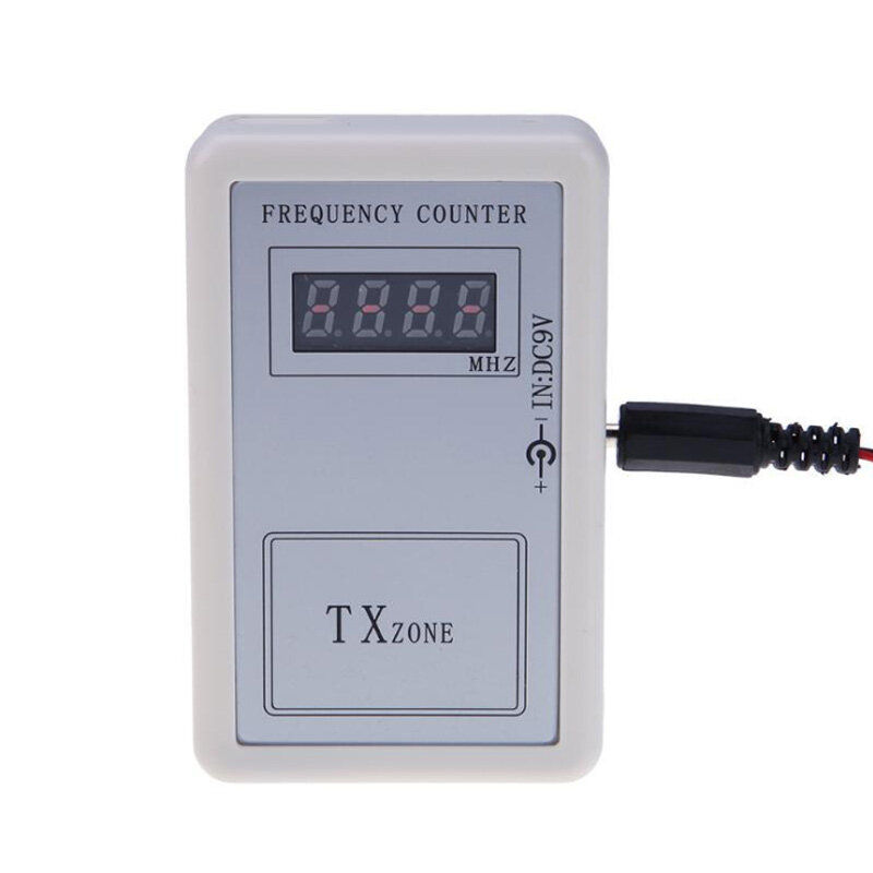 Handheld Afstandsbediening Draadloze Frequentie Meter Counter Tester 250-450Mhz Voor Auto Auto Sleutel Afstandsbediening Detector Power kabel