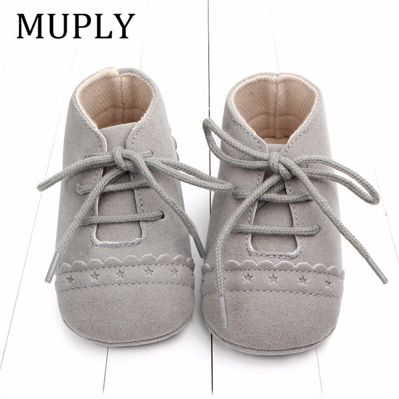 Zapatos antideslizantes para primeros pasos de bebé recién nacido, mocasines suaves de cuero nobuk, calzado para niños pequeños, caliente
