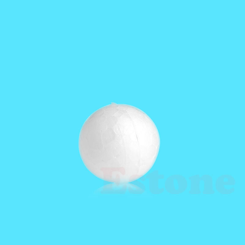 1Pc rotondo 2/3/4/5/6/8 Cm modellazione polistirolo polistirolo espanso palla materiale creativo fai da te