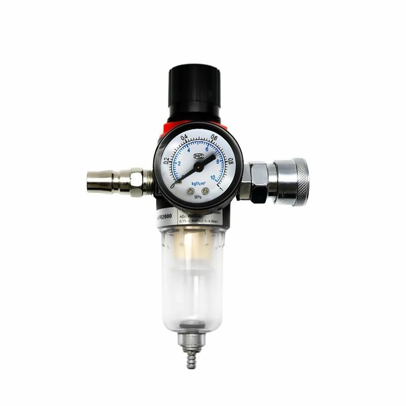 Unité de traitement de l'air filtre pneumatique, 1 pièce, régulateur de pression, compresseur, vanne de réduction de la séparation d'eau d'huile, jauge AFR2000