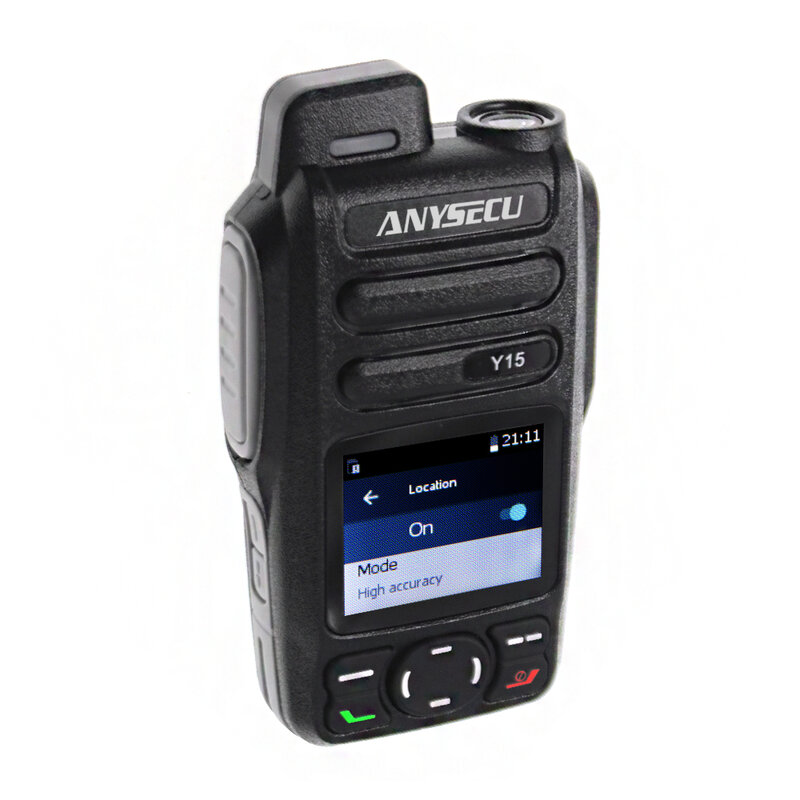 Anysecu Y15 4G Radio di rete 4000mAh Android 5.1 Smart Phone POC Radio LTE/WCDMA/GSM Walkie Talkie funziona con il telefono cellulare Zello