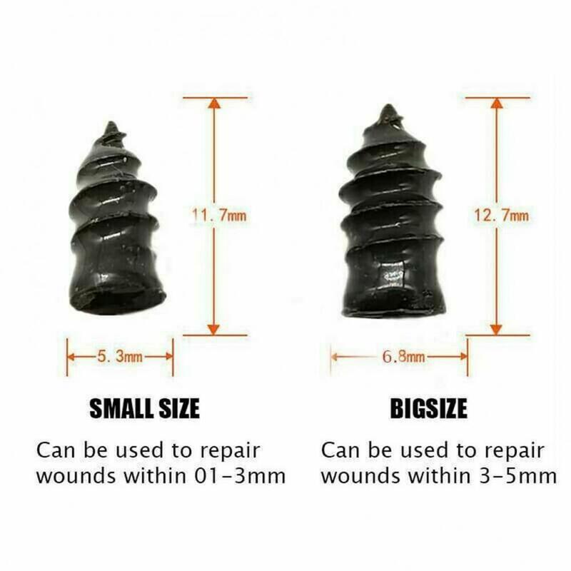10Pcs Practical Tire Repair Nail Efficient Metal Portable Lightweight Tyre Repair Screw for Electrical Bicycles