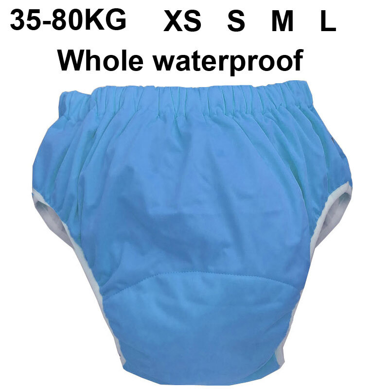 4 สีเลือกกันน้ำสำหรับเด็กผู้ใหญ่ผ้าอ้อมผ้าอ้อมผ้าอ้อมกางเกงผ้าอ้อมผู้ใหญ่ XS S M L