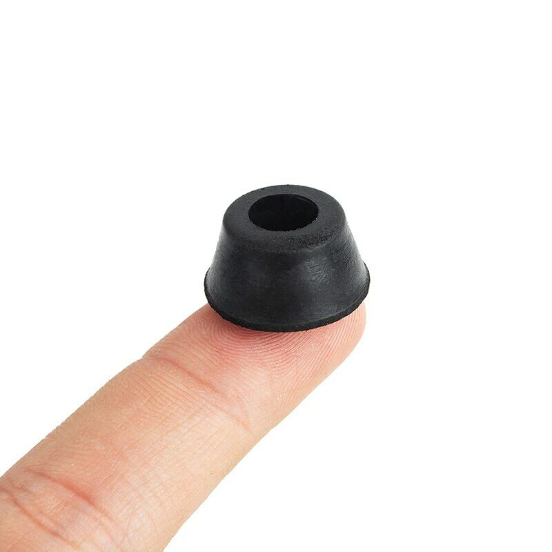 Rubber Chair Furniture Feet Leg Pad Floor Protector Black Non-slip Table Foot Dust Cover Cabinet Bottom Leveling Pads 19*13*10mm