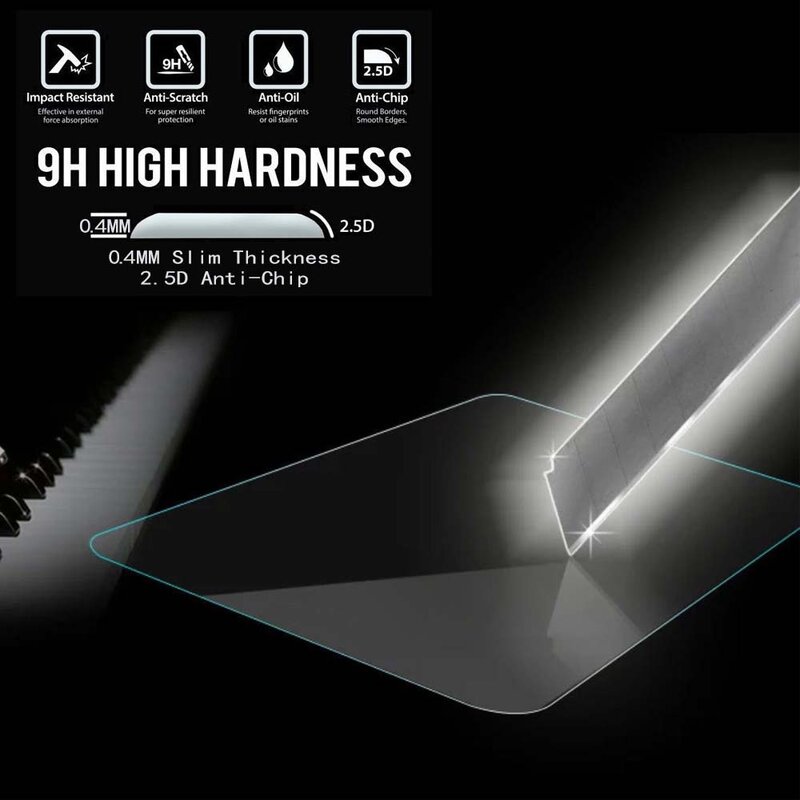 For HP 8 G2-Premium Tablet 9H Tempered Glass Screen Protector Film Protector Guard Cover