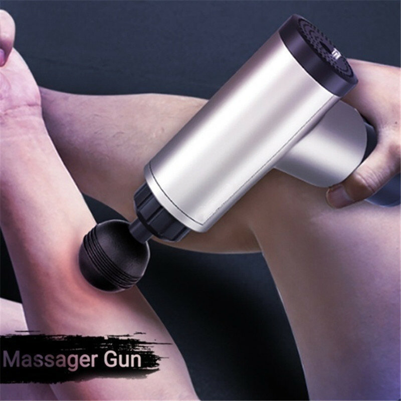 Pistola de masaje muscular, masajeador de tejido profundo, pistola de terapia para hacer ejercicio, alivio del dolor muscular, modelado corporal