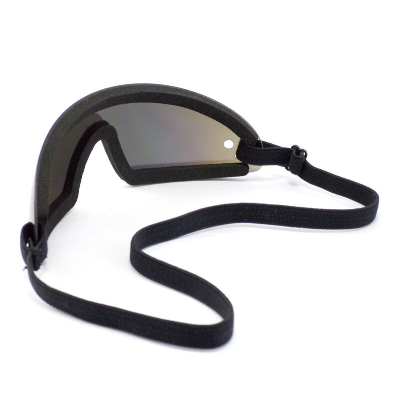 نظارات رياضية إسفنجية مقاومة للرياح, مع طبقة زرقاء عاكسة