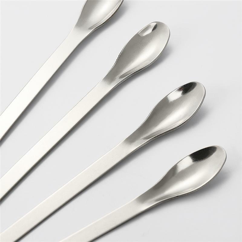 12PCS Stainless Steel Medicine Measuring Milligram Measuring Thickened Stainless Spoons Stainless Spoons Stainless Spoons
