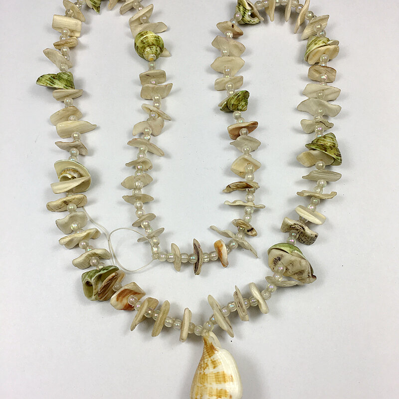 Colliers de la présidence en coquillage naturel pour femme, long collier superposé, longueur de 90cm